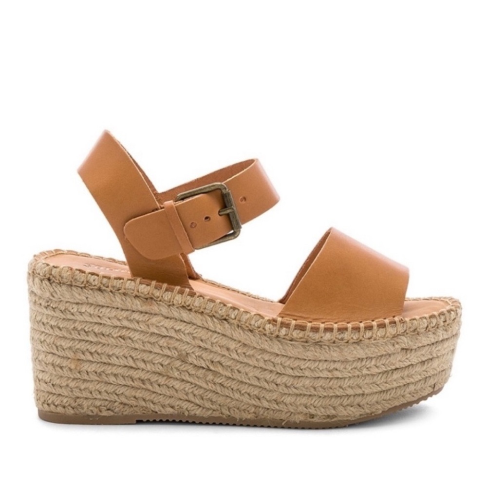 Soludos Minorca leather platform espadrille sandal